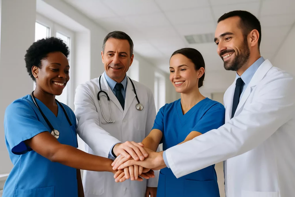 equipes de travail en milieu hospitalier